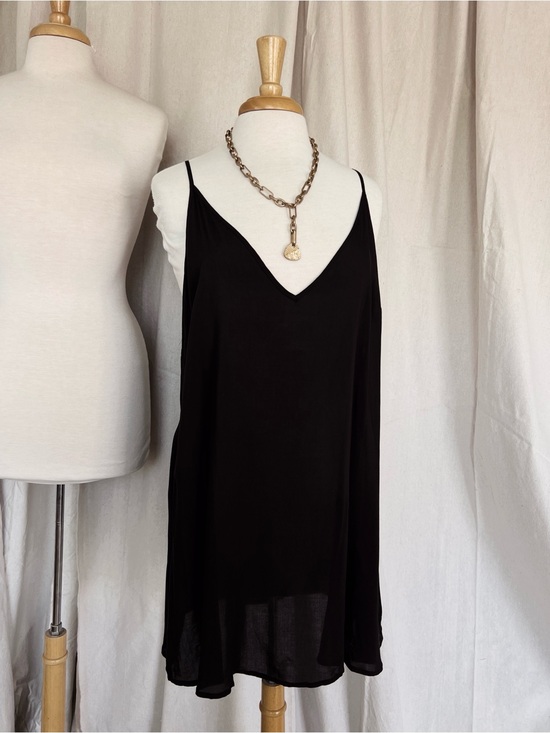 Dresses & Skirts - Black Slip Dress with V-Neck